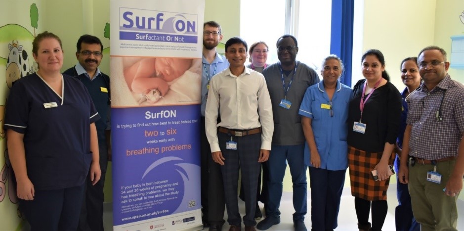 Dr Hemant Ambulkar and the team at Darent Valley Hospital 
